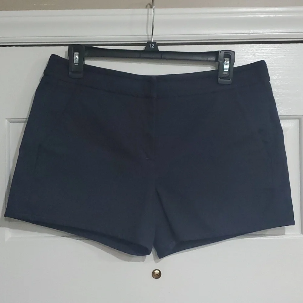Tory Burch Navy High-Waist Women's Shorts